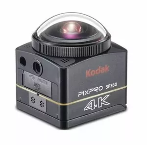 Kodak PIXPRO SP360 4K Extreme Pack спортивная экшн-камера 12,76 MP Full HD CMOS 25,4 / 2,33 mm (1 / 2.33") Wi-Fi 102 g