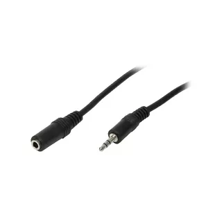 LogiLink 3.5mm - 3.5mm, 3m audio kabelis Melns
