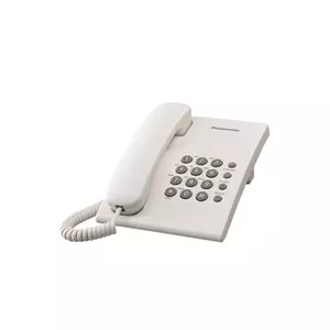 Panasonic KX-TS500PDW телефонный аппарат Аналоговый телефон Белый