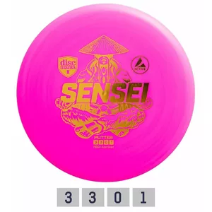 Discgolf Putter SENSEI 3/3/0/1 Pink