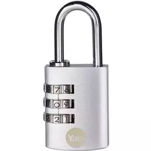 YALE Y151B/30/125/1 piekaramā slēdzene 30 mm, sudraba, kombinētā slēdzene
