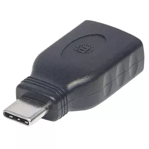 Manhattan 354646 kabeļu spraudņu pāreja USB C USB A Melns