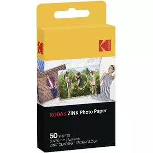 Kodak ZINK Photo Paper tūlītējas attīstīšanas filma 50 pcs 50 x 76 mm
