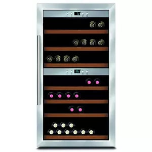 Caso Винный холодильник Wine Master 66 Свободно стоящий, Вместимость до 66 бутылок, Тип охлаждения Компрессорная технология, Серебристый