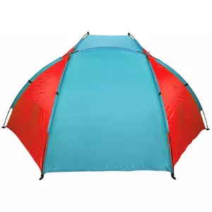Пляжная палатка ABBEY 21TQ KLB коралловый/светло-голубой
