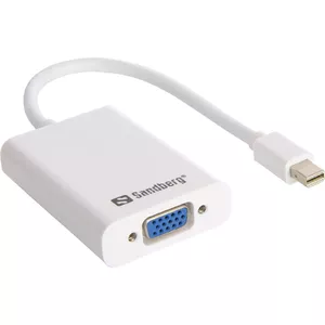 Sandberg Adapter MiniDP>VGA+Audio 0,1 m Mini DisplayPort