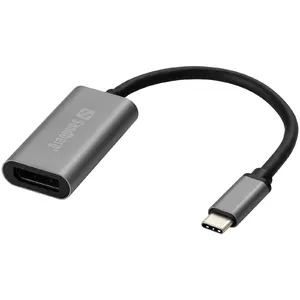 Sandberg USB-C to DisplayPort Link USB Veids-C Pelēks