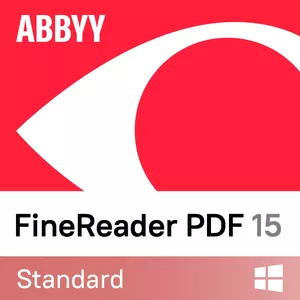 ABBYY FineReader PDF 15 Standard, viena lietotāja licence (ESD), abonements 1 gadam