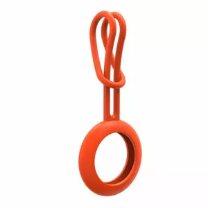 ILike  
         
       AirTag Silicone Keychain Loop Case 
     Orange