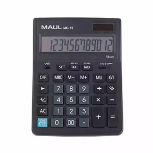 MAUL MXL 12 kalkulators Desktops Displeja kalkulators Melns