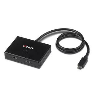 Lindy 43329 хаб-разветвитель USB 3.2 Gen 1 (3.1 Gen 1) Type-C 5000 Мбит/с Черный