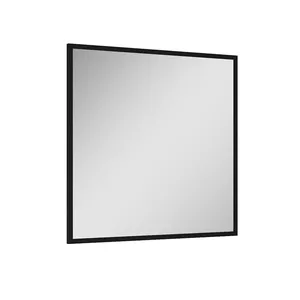 MIRROR WITH FRAME 80X80 BLACK 19MM