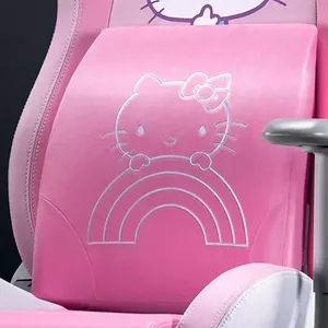 Razer Lumbar Cushion Hello Kitty & Friends Edition: Поясничная опора для игровых кресел - Полная скульптурная кривая поясницы - Набивка из пеноматериала с эффектом памяти - Обернутый плюшевым бархатом