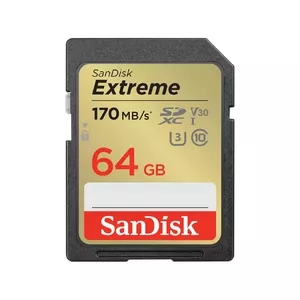 SanDisk Extreme 64 GB SDXC UHS-I Klases 10