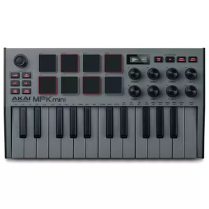 Akai MPK Mini MK3 Grey клавиатура MIDI 25 клавиши USB Серый
