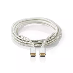 Nedis CCTB60800AL10 USB кабель 1 m USB 2.0 USB C Серебристый