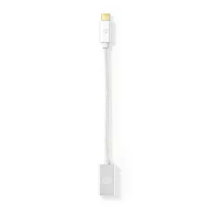 Nedis CCTB61710AL015 USB кабель 0,15 m USB 3.2 Gen 1 (3.1 Gen 1) USB C USB A Алюминий