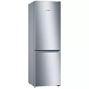 Bosch Serie 2 KGN36NLEA холодильник с морозильной камерой Отдельно стоящий 305 L E Нержавеющая сталь