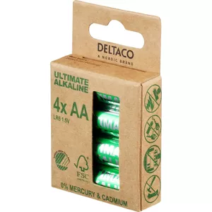 Deltaco Ultimate Alkaline AA Vienreizējas lietošanas baterija Sārmaina akumulatoru baterija