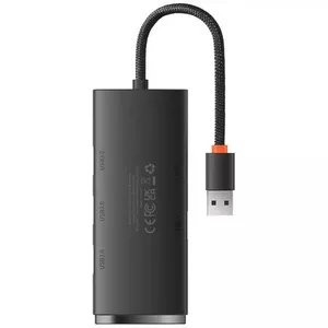 Baseus WKQX030001 хаб-разветвитель USB 3.2 Gen 1 (3.1 Gen 1) Type-A 5000 Мбит/с Черный