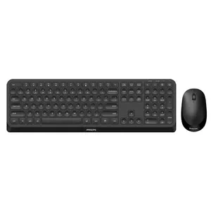 Philips 3000 series SPT6307B/00 keyboard Mouse included RF Wireless US English Black