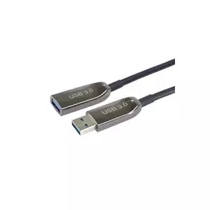 PremiumCord optiskais optiskais AOC pagarinājuma kabelis USB 3.0 A/Male - A/Female, 25 m