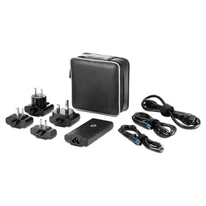 HP 65W Smart Travel AC Adapter адаптер питания / инвертор Для помещений Черный