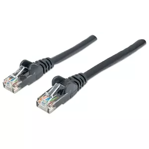 Intellinet 1.5m Cat6 tīkla kabelis Melns 1,5 m U/UTP (UTP)