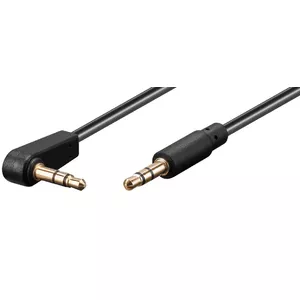 Microconnect AUDLL05A аудио кабель 0,5 m 3,5 мм Черный