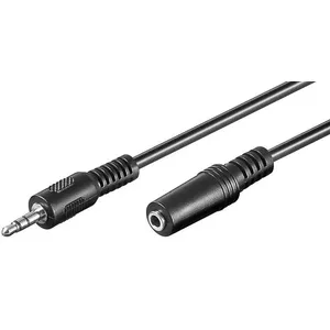 Microconnect 3.5mm/3.5mm 1.5m M-F аудио кабель 1,5 m 3,5 мм Черный