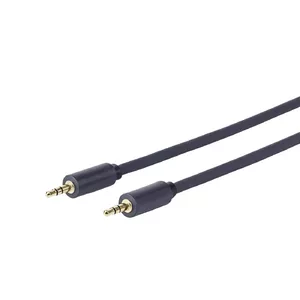 Vivolink 0.5m 3.5mm - 3.5mm audio kabelis 0,5 m Melns