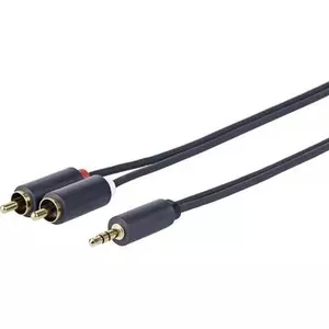Vivolink PROMJRCA0.5 audio kabelis 0,5 m 3.5mm 2 x RCA Melns