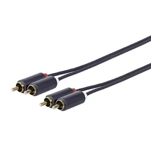 Vivolink PRORCARCA0.5 audio kabelis 0,5 m 2 x RCA Melns