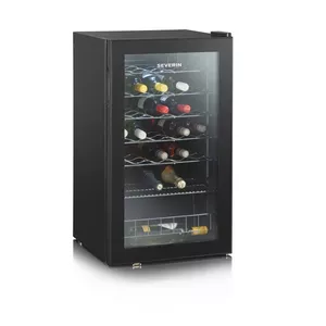 Severin KS 9894 винный холодильник Компрессорный винный шкаф Отдельно стоящий Черный 33 бутылка(и)