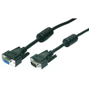 LogiLink VGA M/F 1.8m VGA кабель 1,8 m VGA (D-Sub) Черный