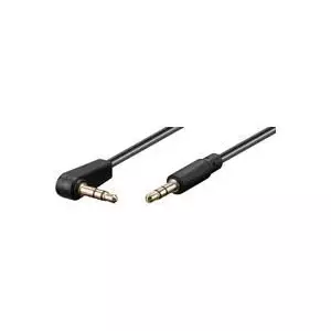 Microconnect AUDLL1A аудио кабель 1 m 3,5 мм Черный