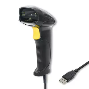 QOLTEC 50876 Лазерный сканер 1D USB черный