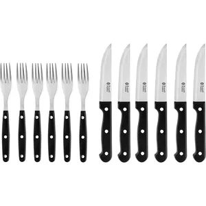 Russell Hobbs RH000431EU Набор ножей и вилок для стейка 12шт черный
