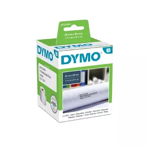 DYMO LW - Large Address Labels - 36 x 89 mm - S0722400 Balts Pašlīmējošās printera uzlīmes