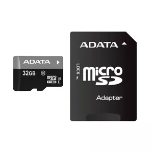 ADATA Premier UHS-I 32 GB, MicroSDHC, 10. klases zibatmiņa, adapteris