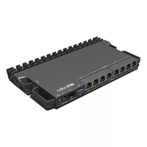 Mikrotik RB5009UPR+S+IN ar vadiem pievienojams rūteris 2.5 Gigabit Ethernet, Tīkls Gigabit Ethernet Melns