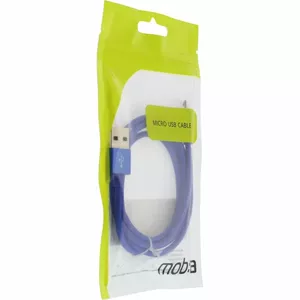 Кабель MOB:A USB-A - MicroUSB 2.4A, 1м, синий / 383214