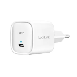LogiLink PA0279 зарядное устройство для мобильных устройств Смартфон, Планшет, Универсальная Белый Кабель переменного тока Быстрая зарядка Для помещений