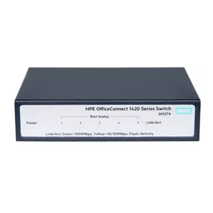 HPE OfficeConnect 1420 5G Неуправляемый L2 Gigabit Ethernet (10/100/1000) 1U Серый