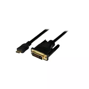 Microconnect HDCPDVIDD видео кабель адаптер 1 m HDMI Type C (Mini) DVI-D Черный