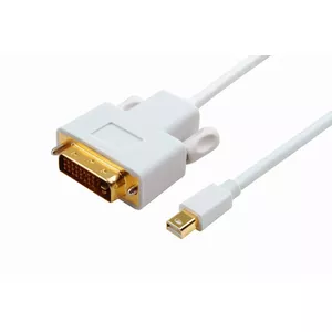 Microconnect Mini Displayport - DVI, M/M 1 m DVI-D Белый