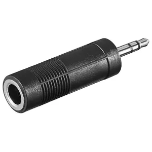 Microconnect AUDALT гендерный адаптер 3.5mm 6,3 мм Черный