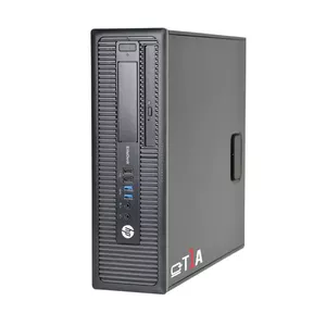 T1A HP EliteDesk 800 G1 Refurbished Intel® Core™ i5 i5-4570 8 GB DDR3-SDRAM 240 GB SSD Windows 10 Pro SFF PC (dators) Melns