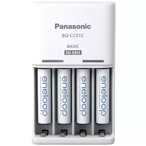 Panasonic akumulatoru lādētājs ENELOOP K-KJ51MCD04E AA/AAA, 10 stundas
