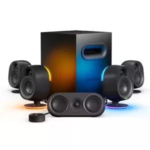 Steelseries Arena 9 набор аудио колонок ПК/ноутбук Черный 5.1 канала 2-полосная Bluetooth